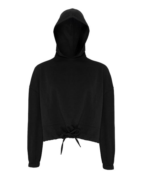 Load image into Gallery viewer, TriDri TD085 Women's Cropped Maria Hooded Sweatshirt - Black
