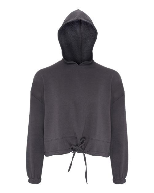 TriDri TD085 Women's Cropped Maria Hooded Sweatshirt - Charcoal
