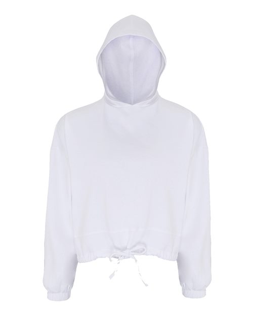 TriDri TD085 Women's Cropped Maria Hooded Sweatshirt - White