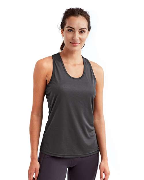 Load image into Gallery viewer, TriDri TD042 Women's Knot Back Venus Tank Top - Charcoal
