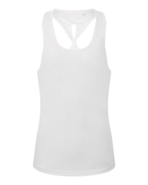 TriDri TD042 Women's Knot Back Venus Tank Top - White