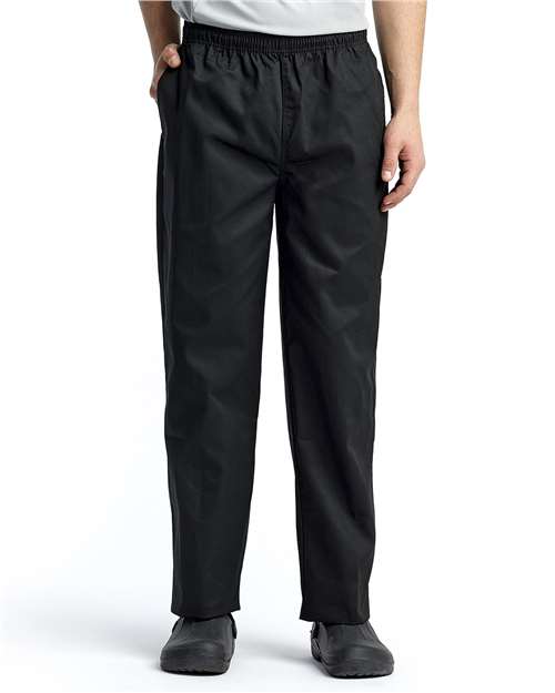 Artisan Collection by Reprime RP553 Unisex Essential Chef Pants - Black