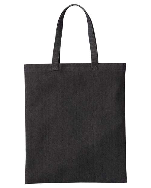Artisan Collection by Reprime RP998 Denim Tote Bag - Black Denim