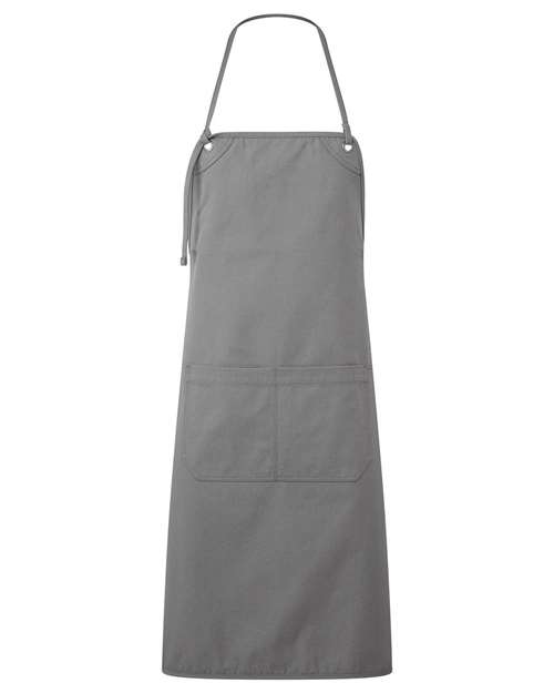 Artisan Collection by Reprime RP181 Artisan's Choice Double Pocket Canvas Apron - Dark Grey