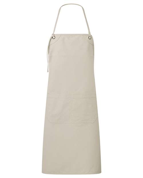 Artisan Collection by Reprime RP181 Artisan's Choice Double Pocket Canvas Apron - Natural