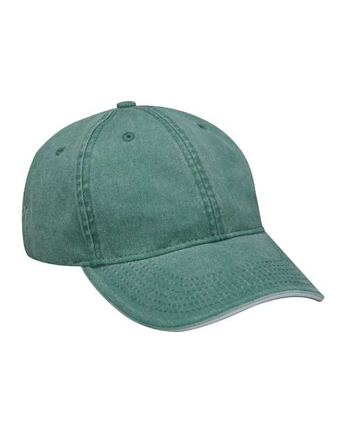 Adams Headwear LP107 Icon Sandwich Cap - Forest/ White