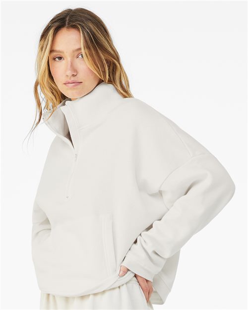 Load image into Gallery viewer, Women’s Sponge Fleece Half Zip Pullover
