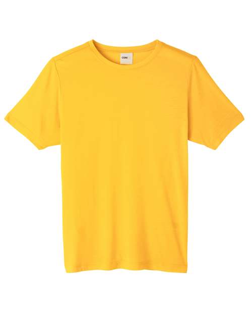 CORE365 CE111 Unisex Fusion ChromaSoft™ Performance T-Shirt - Campus Gold