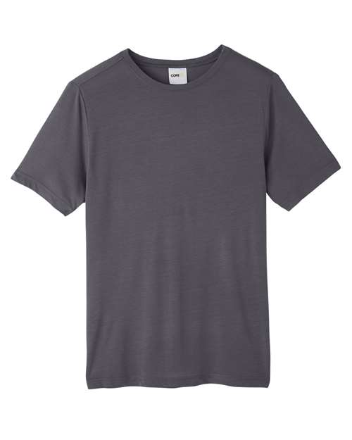 CORE365 CE111 Unisex Fusion ChromaSoft™ Performance T-Shirt - Carbon