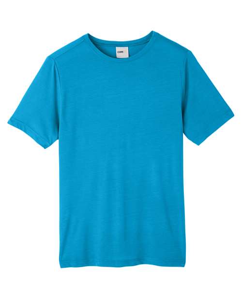 Load image into Gallery viewer, CORE365 CE111 Unisex Fusion ChromaSoft™ Performance T-Shirt - Electric Blue
