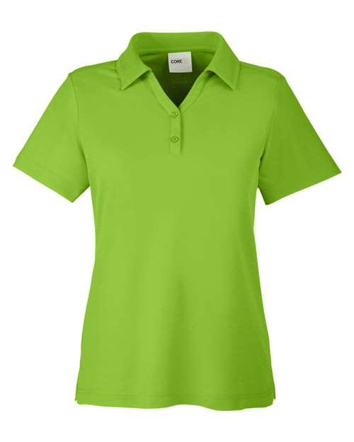 CORE365 CE112W Women's Fusion ChromaSoft™ Pique Polo - Acid Green