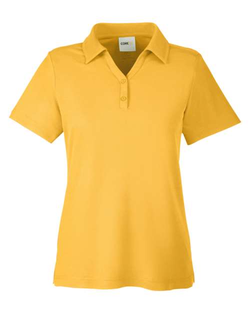 CORE365 CE112W Women's Fusion ChromaSoft™ Pique Polo - Campus Gold