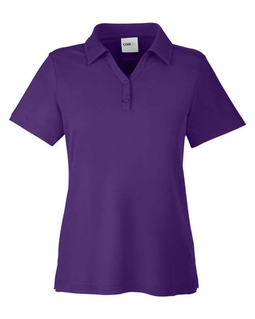 CORE365 CE112W Women's Fusion ChromaSoft™ Pique Polo - Campus Purple