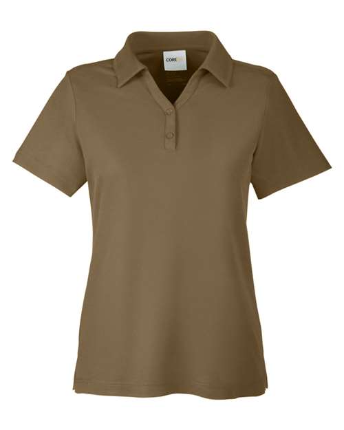 Load image into Gallery viewer, CORE365 CE112W Women's Fusion ChromaSoft™ Pique Polo - Coyote Brown
