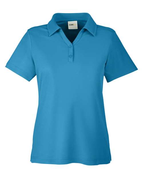CORE365 CE112W Women's Fusion ChromaSoft™ Pique Polo - Electric Blue