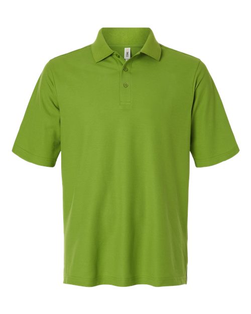 CORE365 CE106 Men's Resolve CVC Performance Pique Polo - Acid Green