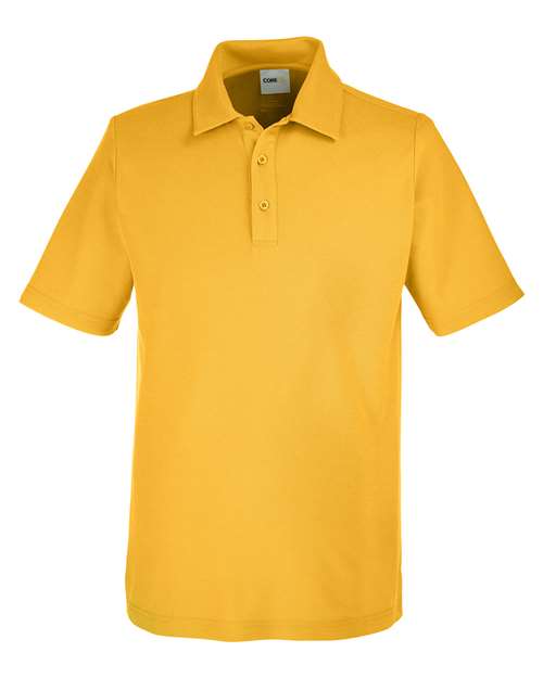 CORE365 CE112 Men's Fusion ChromaSoft™ Pique Polo - Campus Gold