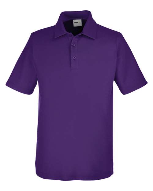 CORE365 CE112 Men's Fusion ChromaSoft™ Pique Polo - Campus Purple