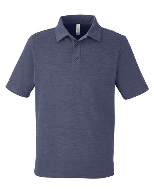CORE365 CE112 Men's Fusion ChromaSoft™ Pique Polo - Classic Navy Heather