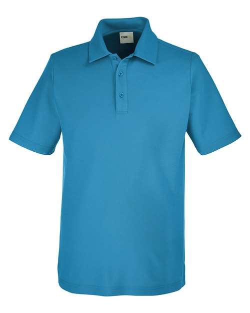 Load image into Gallery viewer, CORE365 CE112 Men's Fusion ChromaSoft™ Pique Polo - Electric Blue
