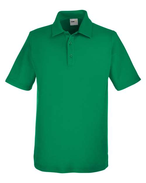 CORE365 CE112 Men's Fusion ChromaSoft™ Pique Polo - Kelly Green