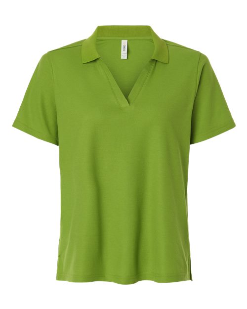 Load image into Gallery viewer, CORE365 CE106W Women's Resolve CVC Performance Pique Polo - Acid Green
