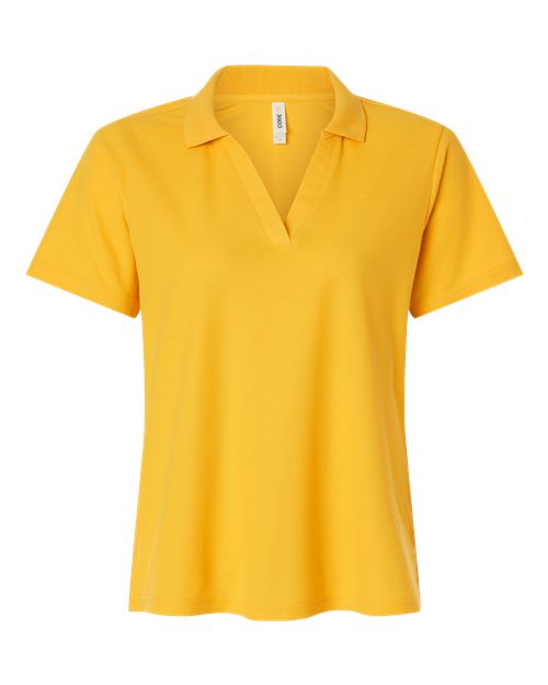 Load image into Gallery viewer, CORE365 CE106W Women's Resolve CVC Performance Pique Polo - Campus Gold
