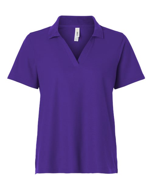Load image into Gallery viewer, CORE365 CE106W Women's Resolve CVC Performance Pique Polo - Campus Purple
