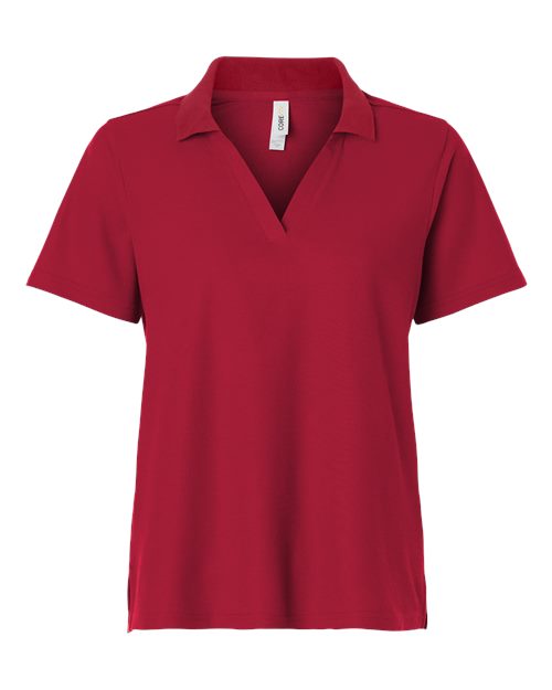 CORE365 CE106W Women's Resolve CVC Performance Pique Polo - Classic Red