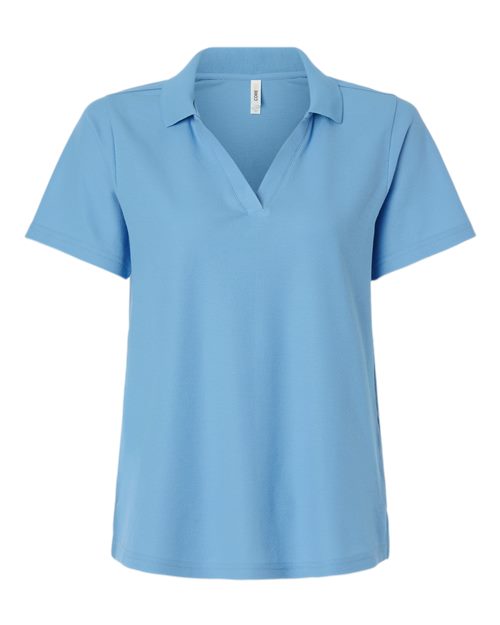CORE365 CE106W Women's Resolve CVC Performance Pique Polo - Columbia Blue