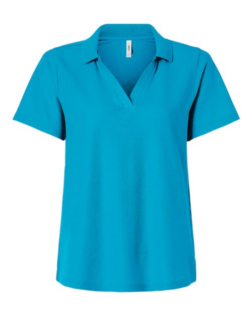 CORE365 CE106W Women's Resolve CVC Performance Pique Polo - Electric Blue