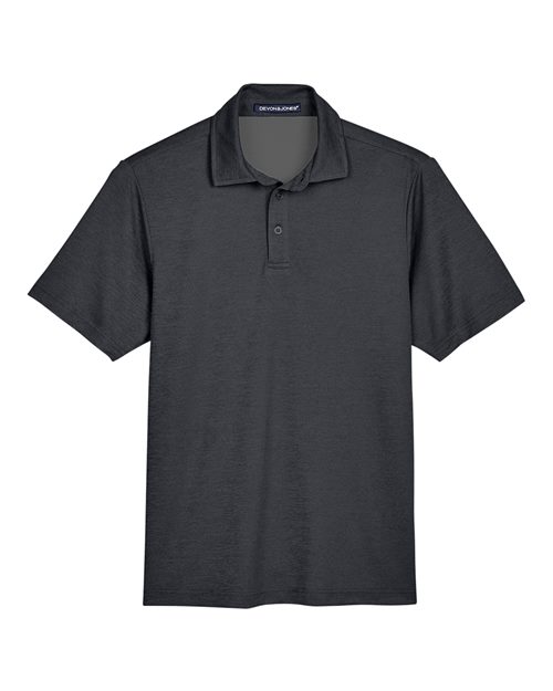 Load image into Gallery viewer, Devon &amp; Jones DG22 Men's CrownLux Performance® Address Mélange Polo - Black Melange
