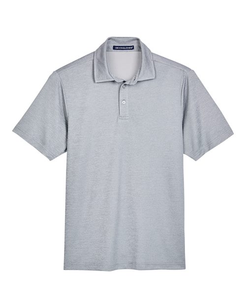 Load image into Gallery viewer, Devon &amp; Jones DG22 Men's CrownLux Performance® Address Mélange Polo - Grey Melange
