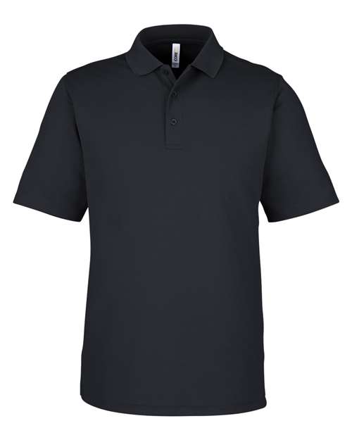 Load image into Gallery viewer, CORE365 CE104 Men's Market Snag Protect Mesh Polo - Black

