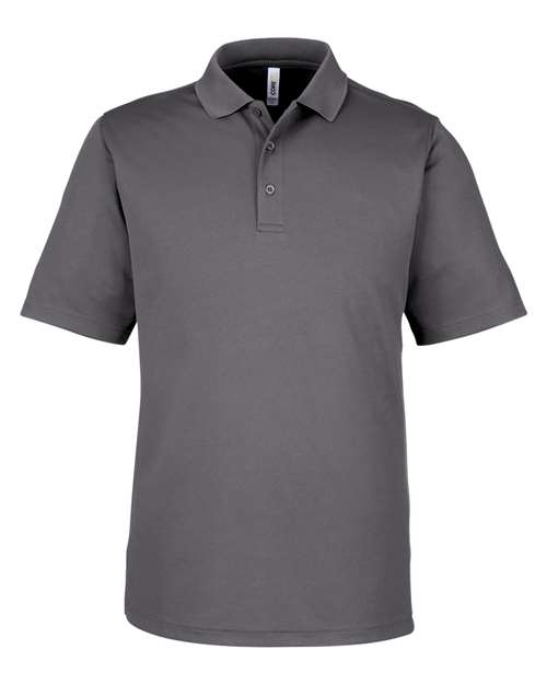 CORE365 CE104 Men's Market Snag Protect Mesh Polo - Carbon
