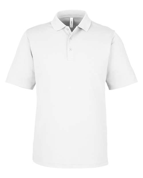 Load image into Gallery viewer, CORE365 CE104 Men's Market Snag Protect Mesh Polo - White
