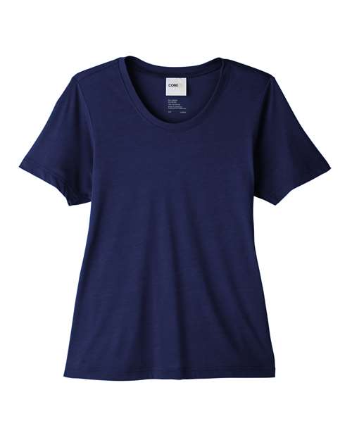 CORE365 CE111W Women's Fusion ChromaSoft™ Performance T-Shirt - Classic Navy