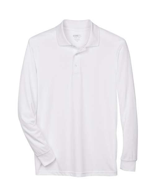Load image into Gallery viewer, CORE365 88192 Men's Pinnacle Performance Long Sleeve Piqué Polo - White
