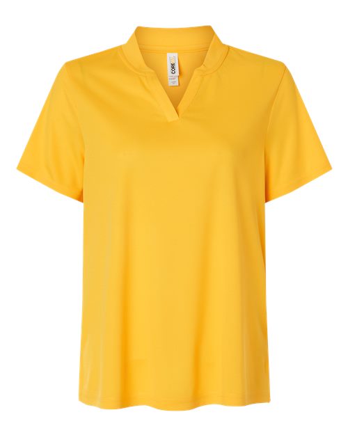 Load image into Gallery viewer, CORE365 CE108W Women's Nova Performance Pique Polo - Campus Gold
