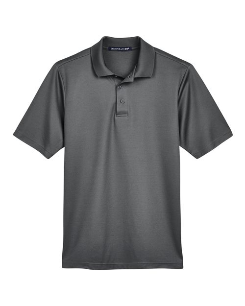 Devon & Jones DG20 Men's CrownLux Performance® Plaited Polo - Graphite