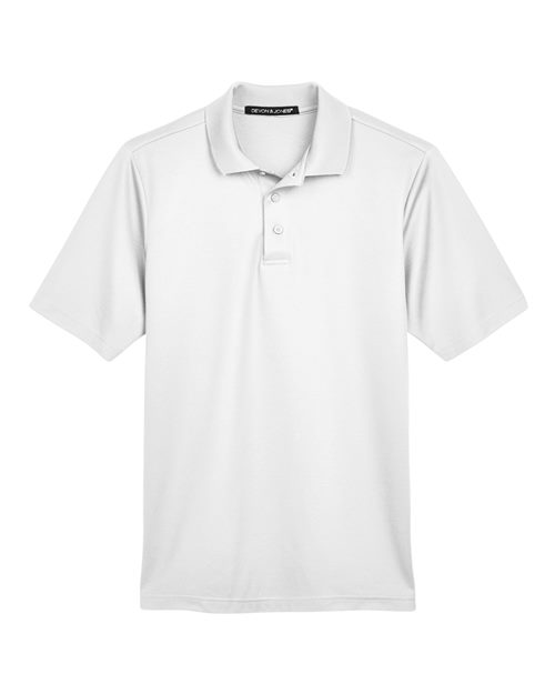 Load image into Gallery viewer, Devon &amp; Jones DG20 Men's CrownLux Performance® Plaited Polo - White

