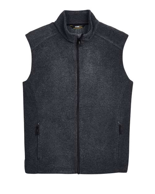 Load image into Gallery viewer, CORE365 88191 Men's Journey Fleece Vest - Heather Charcoal
