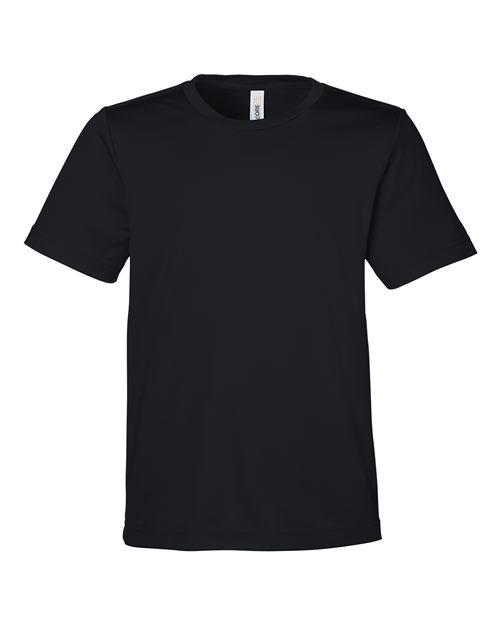 CORE365 CE10Y Youth Capital Performance T-Shirt - Black