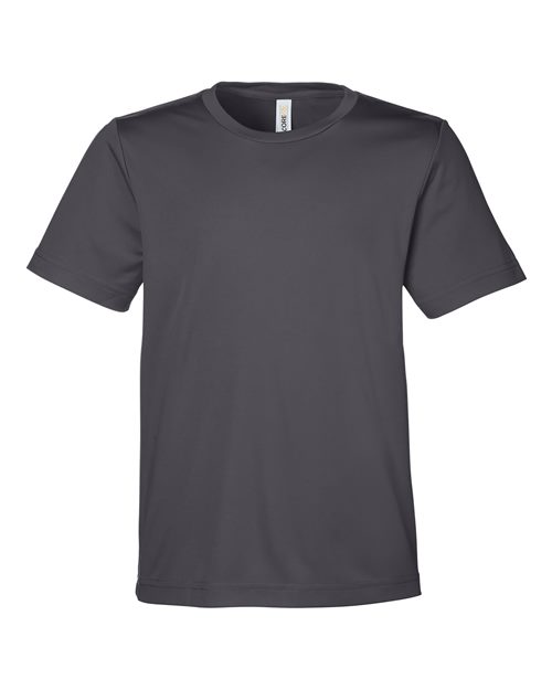 CORE365 CE10Y Youth Capital Performance T-Shirt - Carbon