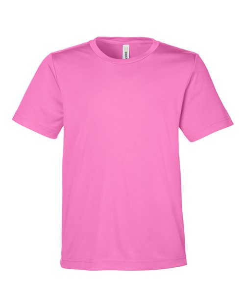 Load image into Gallery viewer, CORE365 CE10Y Youth Capital Performance T-Shirt - Charity Pink
