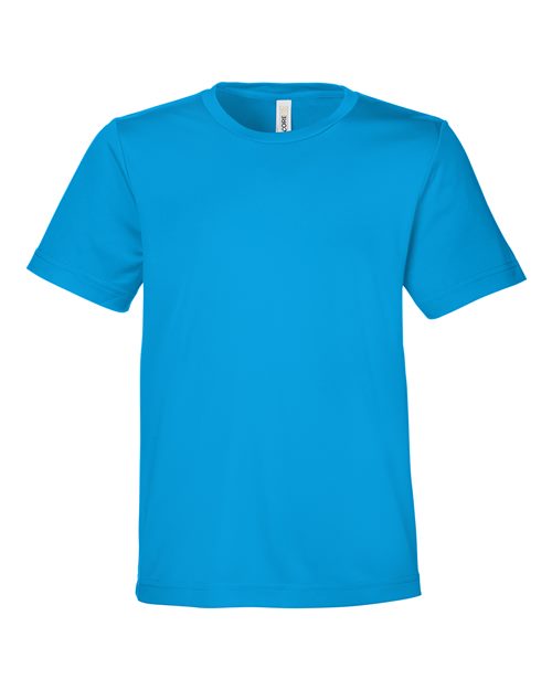 CORE365 CE10Y Youth Capital Performance T-Shirt - Electric Blue