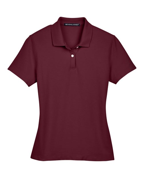 Devon & Jones DG150W Women's DRYTEC20™ Performance Polo - Burgundy