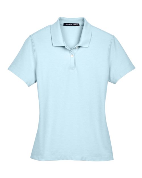 Devon & Jones DG150W Women's DRYTEC20™ Performance Polo - Crystal Blue