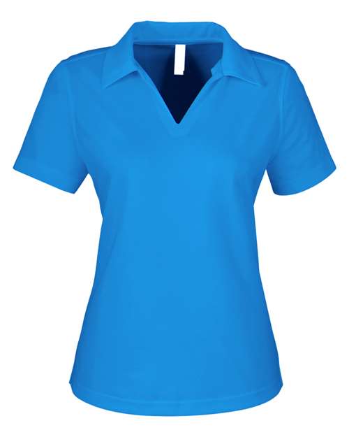 Load image into Gallery viewer, CORE365 CE104W Women's Market Snag Protect Mesh Polo - Electric Blue
