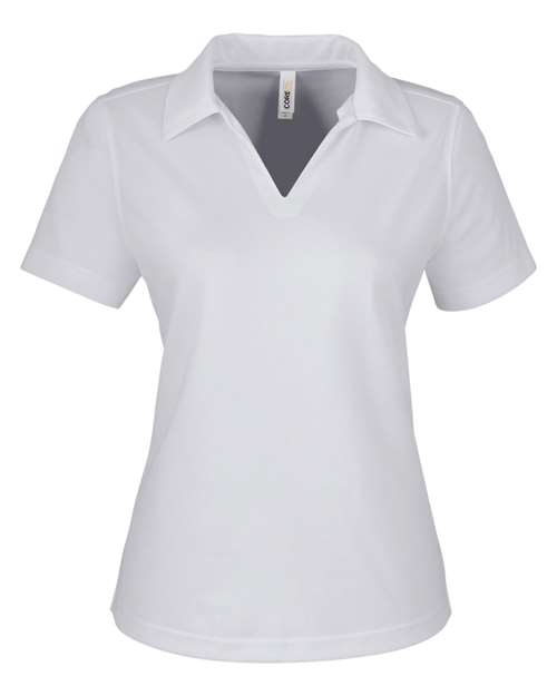 CORE365 CE104W Women's Market Snag Protect Mesh Polo - Platinum